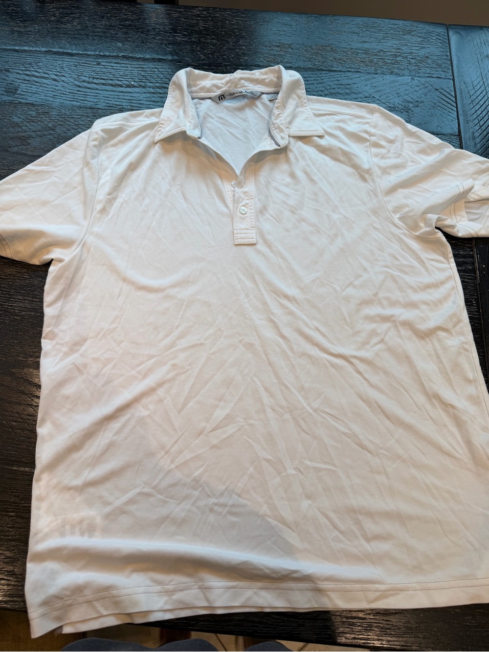 Travis Mathew Men's White Polo
